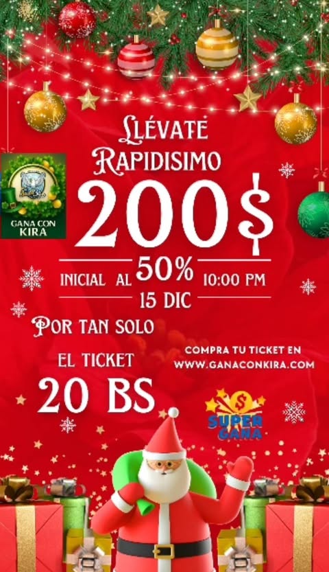 LLEVATE 200$ RAPIDITO